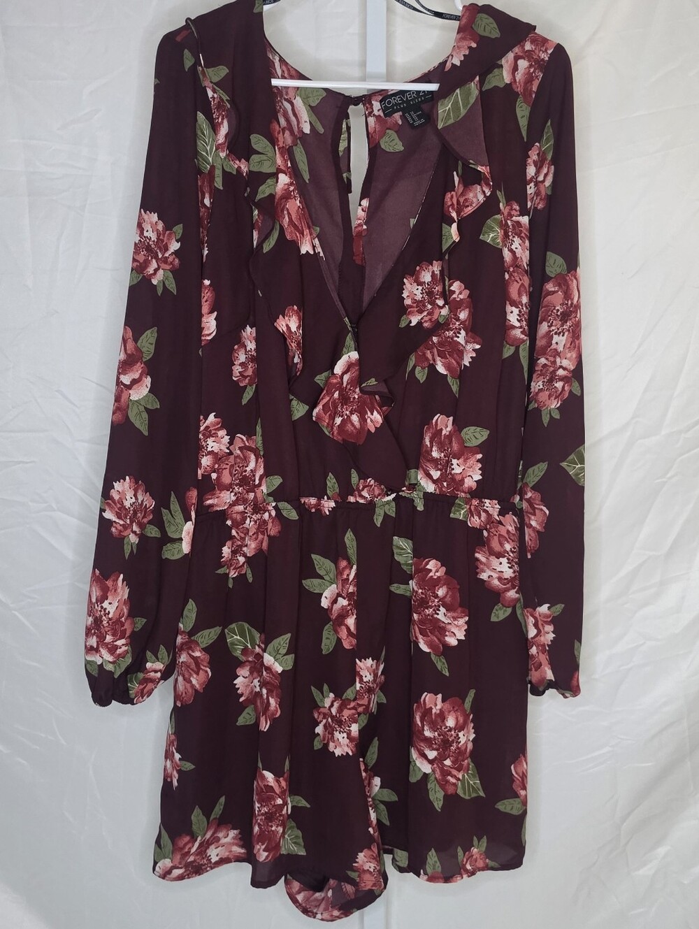 (PLUS+) Floral Romper